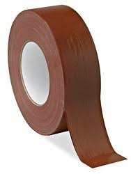 2280 2&quot;x60YD BROWN DUCT TAPE 24RL/CS
